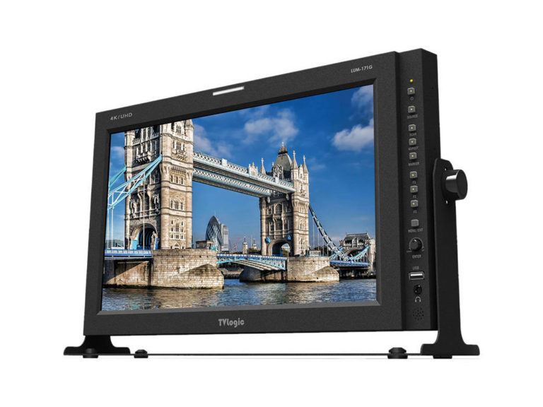 LUM-171G - TVLogic 17" 4K 12G-SDI Single Link Broadcast Video Monitor