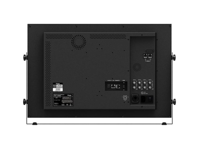 LUM-240G - TVLogic 24" 4K 12G-SDI Single Link Broadcast Video Monitor Rear