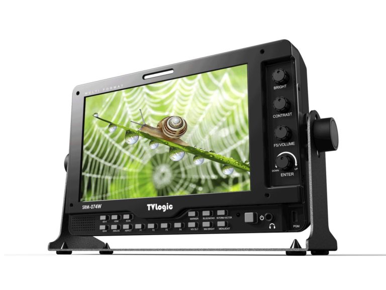 SRM-074W-N - TVLogic 7" High Bright Broadcast Video Monitor
